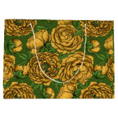 Grand Sac Cadeau Bouquet de galets jaunes (Dos)