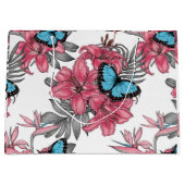 Grand Sac Cadeau Bouquet tropical (Devant)