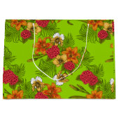 Grand Sac Cadeau Bouquet tropical (Devant)