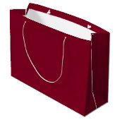 Grand Sac Cadeau Bourgogne (Dos Angle)
