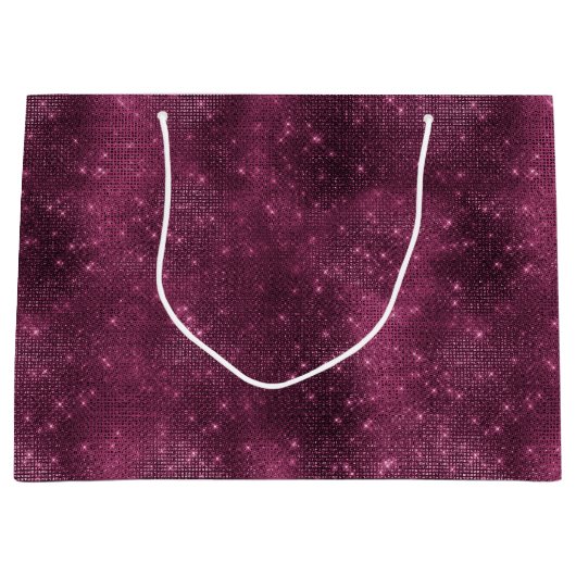 Grand Sac Cadeau Bourgogne (Devant)