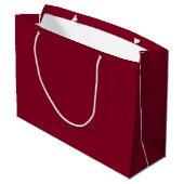 Grand Sac Cadeau Bourgogne (uni) (Dos Angle)