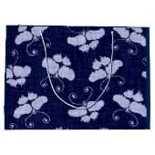 GRAND SAC CADEAU BOUTEILLES D'ONGLET CADEAU EN BLEU (Dos)