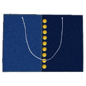 Grand Sac Cadeau Boutons de verre (Dos)