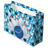 Grand Sac Cadeau Bowling (Devant Angle)