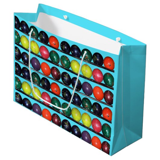 Grand Sac Cadeau Bowling Blitz (Devant Angle)