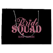 Grand Sac Cadeau Bride Squad Bright Pink (Dos)