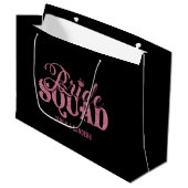 Grand Sac Cadeau Bride Squad Bright Pink (Devant Angle)