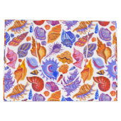 Grand Sac Cadeau Bright tropical seashell, main-drawn (Dos)