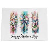 Grand Sac Cadeau Brochure Coquette Bow (Devant)