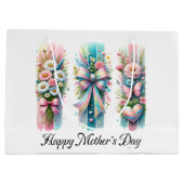 Grand Sac Cadeau Brochure Coquette Bow (Dos)