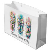 Grand Sac Cadeau Brochure Coquette Bow (Dos Angle)