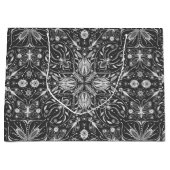 Grand Sac Cadeau Bugs, blanc cassé sur noir (Devant)