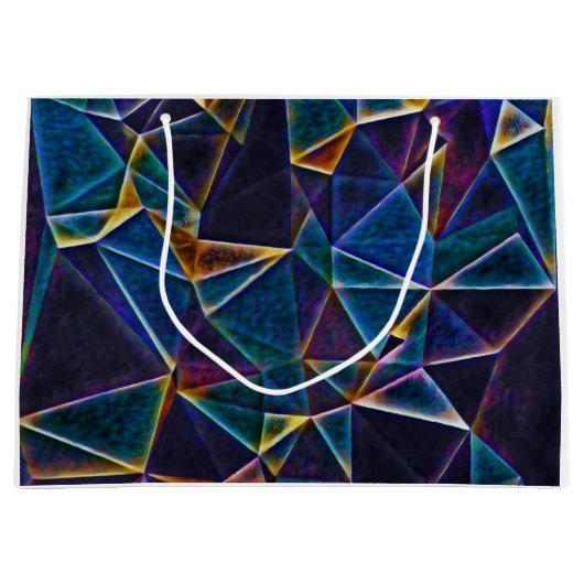 Grand Sac Cadeau Bulles cassées (Devant)