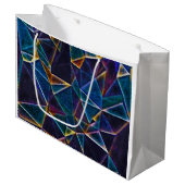 Grand Sac Cadeau Bulles cassées (Devant Angle)