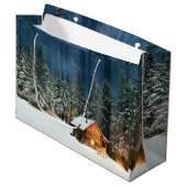 Grand Sac Cadeau Cabine de journal (Devant Angle)