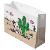 Grand Sac Cadeau cacahuètes | Décorations Spike pour Noël (Dos Angle)