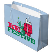 Grand Sac Cadeau cacahuètes | Être festif (Dos Angle)