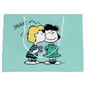 Grand Sac Cadeau cacahuètes | Saint Valentin | Lucy & Schroeder Kis (Devant)