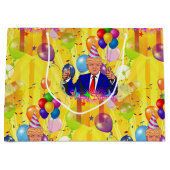 Grand Sac Cadeau cadeau d'anniversaire donald trump (Devant)