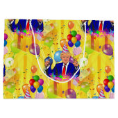 Grand Sac Cadeau cadeau d'anniversaire donald trump (Dos)