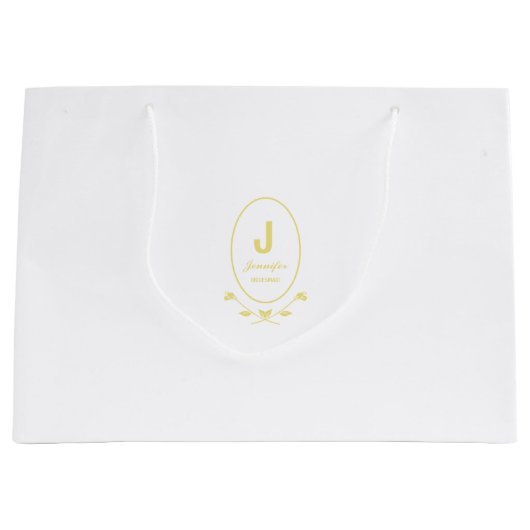 Grand Sac Cadeau Cadeau de Bridesmaid (Devant)