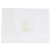 Grand Sac Cadeau Cadeau de Bridesmaid (Dos)