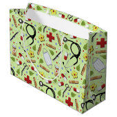 Grand Sac Cadeau Cadeau de santé (Dos Angle)