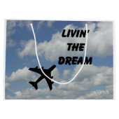 Grand Sac Cadeau Cadeau de vol (Dos)