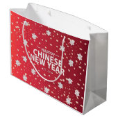 Grand Sac Cadeau cadeau du Nouvel An chinois (Dos Angle)