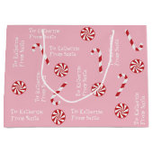 Grand Sac Cadeau Cadeau Personnalisé De Père Noël Christmas Candy P (Devant)