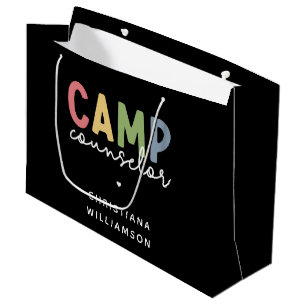 Grand Sac Cadeau Cadeaux personnalisés de conseillers de camp