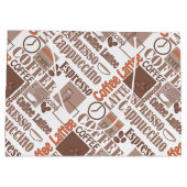 Grand Sac Cadeau Café préféré (Dos)