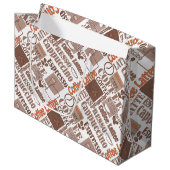 Grand Sac Cadeau Café préféré (Devant Angle)