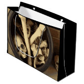 Grand Sac Cadeau Caldron des os. (Devant Angle)