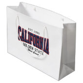 Grand Sac Cadeau Californie 3D (Dos Angle)