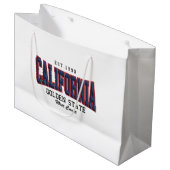 Grand Sac Cadeau Californie 3D (Devant Angle)