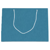 Grand Sac Cadeau Calm & simple Blue linen textured background  (Devant)