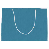Grand Sac Cadeau Calm & simple Blue linen textured background  (Dos)