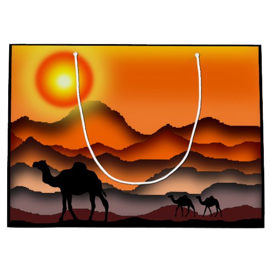 Grand Sac Cadeau Camels 2 (Devant)