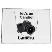 Grand Sac Cadeau Camera Candid Photographer (Dos)