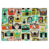 Grand Sac Cadeau Cameras Retro (Devant)