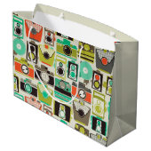 Grand Sac Cadeau Cameras Retro (Dos Angle)