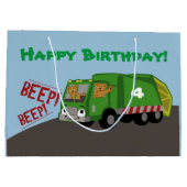 Grand Sac Cadeau Camion d'enfer (Dos)