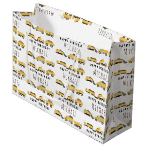Grand Sac Cadeau Camions de construction Camions de construction No