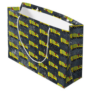 Grand Sac Cadeau Camions de construction Camions en ciment en béton