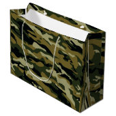 Grand Sac Cadeau Camo (Devant Angle)