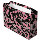 Grand Sac Cadeau Camo rose (Dos Angle)