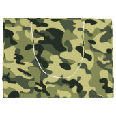 Grand Sac Cadeau Camo vert (Dos)