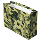 Grand Sac Cadeau Camo vert (Dos Angle)